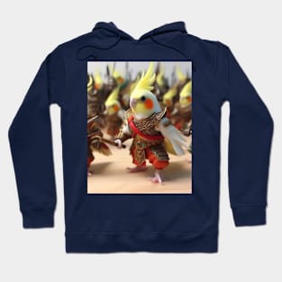 Cockatiel calopsitte warrior  guerrier Hoodie